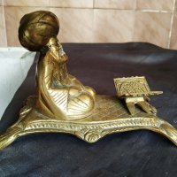 бронзова статуетка-ходжа, снимка 1 - Антикварни и старинни предмети - 29571251