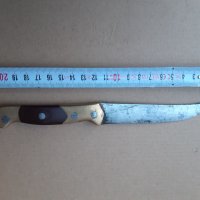 Стар нож с бронзова дръжка, снимка 1 - Антикварни и старинни предмети - 42812402