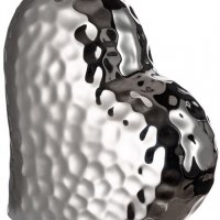 Настолно керамично декоративно релефно сърце, 11х5,5х12 см, снимка 1 - Романтични подаръци - 39468368
