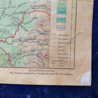 Автентична географска карта на нацистка Германия от 1942, снимка 6 - Колекции - 34204325