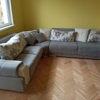 Холов ъглов диван, снимка 3 - Дивани и мека мебел - 44227257