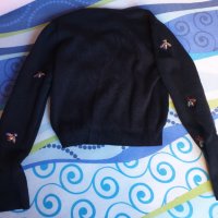 Къса блузка с пчелички, снимка 3 - Блузи с дълъг ръкав и пуловери - 31536326