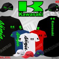 Kawasaki Ninja тениска и шапка st-mk-ni, снимка 1 - Тениски - 36073991