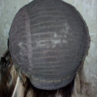 НОВА перука - боб -омбре тъмнокестеняво към платинено русо, снимка 10 - Аксесоари за коса - 36683118