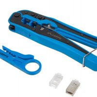 Инструмент, Lanberg crimping toolkit with RJ45 connectors RJ45 shielded and unshielded, снимка 1 - Други инструменти - 38579763