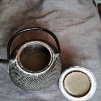 стар чугунен чайник, снимка 3 - Антикварни и старинни предмети - 29866386