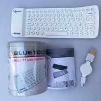 Нова клавиатура GEMBIRD KB-BTF1-W с Bluetooth, снимка 1 - Клавиатури и мишки - 38568093