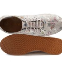 Дамски спортни обувки от естествена кожа с щампи на цветя , снимка 4 - Дамски ежедневни обувки - 40412360