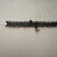 Черен чокър със звънче и панделка, снимка 6 - Колиета, медальони, синджири - 37868017