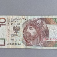 Банкнота - Полша - 10 злоти | 1994г., снимка 1 - Нумизматика и бонистика - 42473392