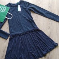Нова!!! Benetton - детска рокля 11-12г, снимка 4 - Детски рокли и поли - 40832923