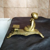 бронзова статуетка-ходжа, снимка 4 - Антикварни и старинни предмети - 29571251