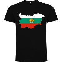 Нова детска национална тениска с Картата на България и Герб, снимка 1 - Детски тениски и потници - 44433720