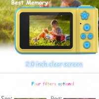 Цифров фотоапарат за деца със селфи функция, снимка 6 - Електрически играчки - 29387966