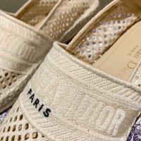 дамски еспадрили/чехли Dior 34-40 реплика, снимка 9 - Чехли - 33695465