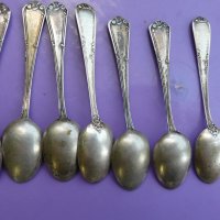 Френски сребърни лъжички , снимка 4 - Антикварни и старинни предмети - 34057712