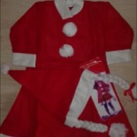 Коледен костюм за момиче, снимка 1 - Детски рокли и поли - 27278399