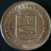 10 центимос 2007, Венецуела, снимка 2 - Нумизматика и бонистика - 32141382