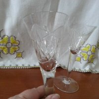 Кристални чаши , снимка 3 - Антикварни и старинни предмети - 42225219