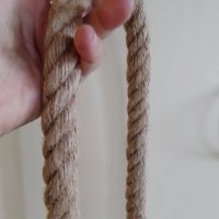 Дебело въже с вплетен кабел, снимка 2 - Лампи за таван - 37681004