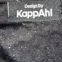 Kappahl- L-Официална рокля в черно и сребристо , снимка 12 - Рокли - 42393944