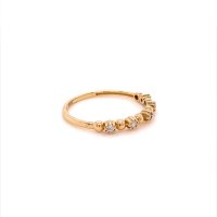 Златен дамски пръстен 1,17гр. размер:55 14кр. проба:585 модел:20034-2, снимка 3 - Пръстени - 42528439