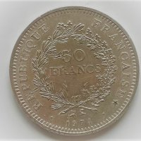 50 франка 1974, снимка 1 - Нумизматика и бонистика - 38559847