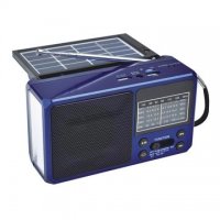 FM Bluetooth радио със соларно зареждане-повдигащ се соларен панел