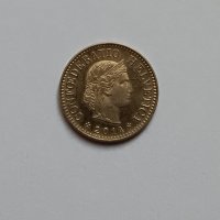 5 рапена Швейцария 2014 Монета от Швейцария 5 рапен , снимка 3 - Нумизматика и бонистика - 44277376
