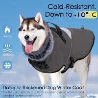Палто за кучета XXL водоустойчиво светлоотразително, снимка 3 - За кучета - 42830183