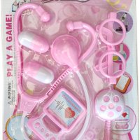 Детски медицински комплект Доктор в розово, снимка 1 - Игри и пъзели - 29157602