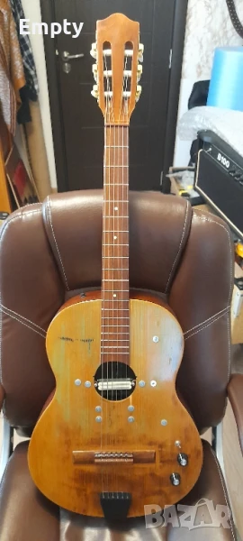 Акустична китара с релсов алнико адаптер, снимка 1