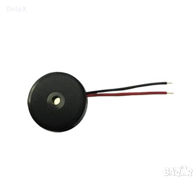 Пиезо зумер без генератор еднотоналнен 12V Ф14mm, снимка 1