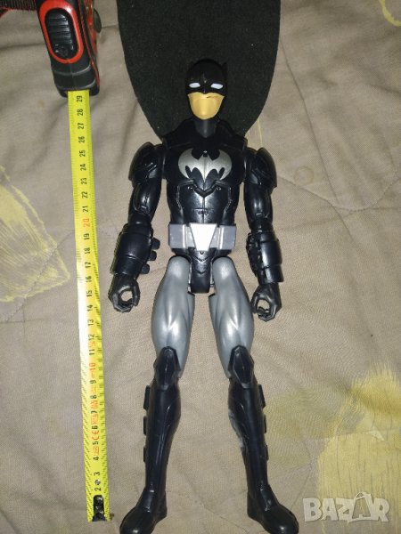 2015 г. Batman Unlimited BATMAN 12" фигурка Black & Silver Mattel , снимка 1