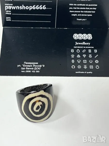 Костен пръстен – изящен и стилен аксесоар, снимка 1