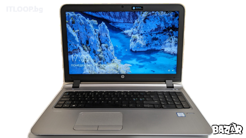 HP ProBook 450 G3 15.6" 1920x1080 i7-6500U 8GB 256GB батерия 2 часа, снимка 1