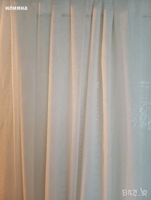 Тънко бяло перде , снимка 1