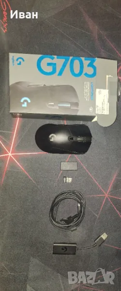 Logitech G703 Lightspeed - безжична геймърска мишка, снимка 1