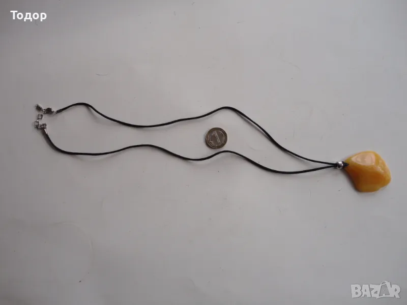 Колие гердан бакелит кехлибар , снимка 1