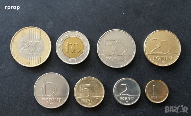 Монети . Унгария. Унгарски форинти. 8 бр., снимка 1