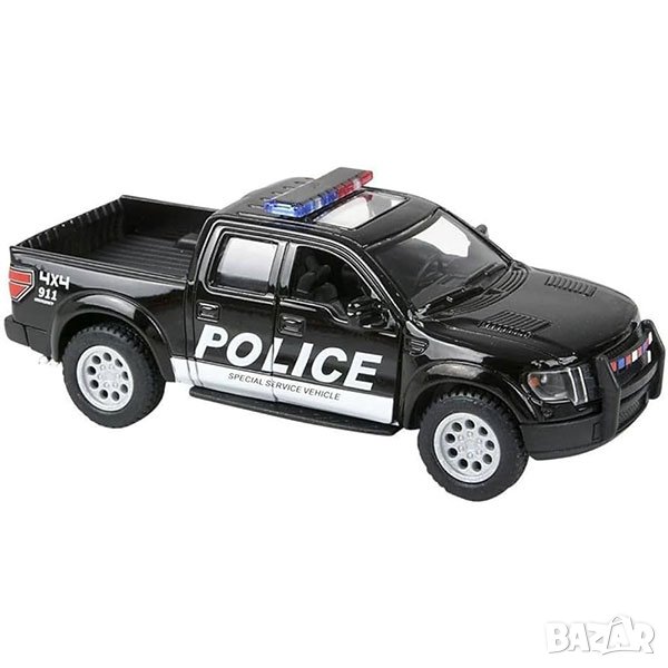 Ford F150 SVT Raptor SuperCrew 2013 POLICE мащабен модел 1:46 KiNSMART, снимка 1