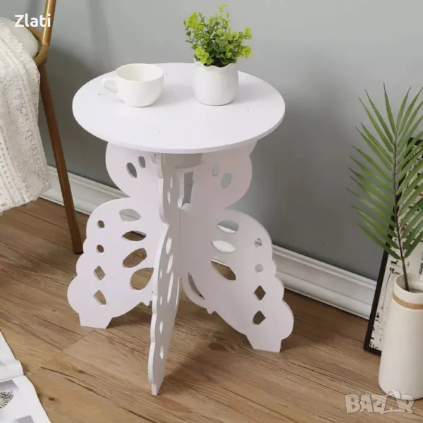 Помощна масичка в пеперуден стил, снимка 1