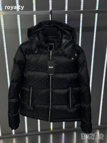 Boss Луксозно Черно Мъжко Яке , снимка 1