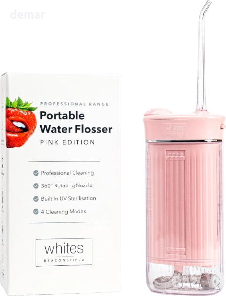 Whites Beaconsfield зъбен душ - Преносим водоустойчив иригатор за уста, снимка 1