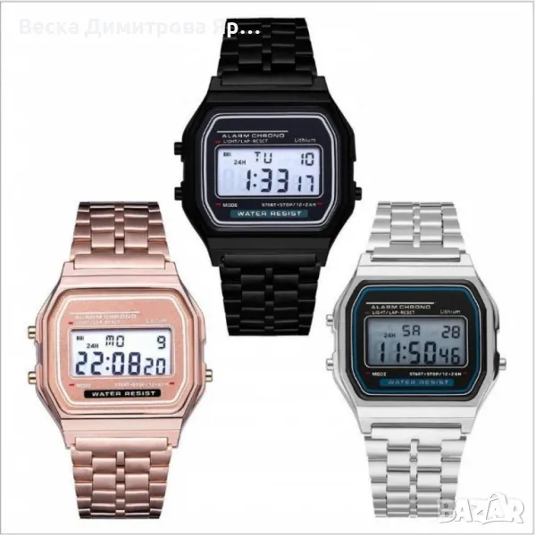 Дамски ръчен електронен часовник с LED дисплей WW24, снимка 1
