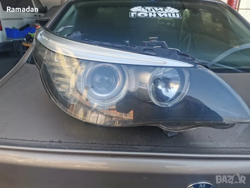 е60 фейслифт фар десен, снимка 1