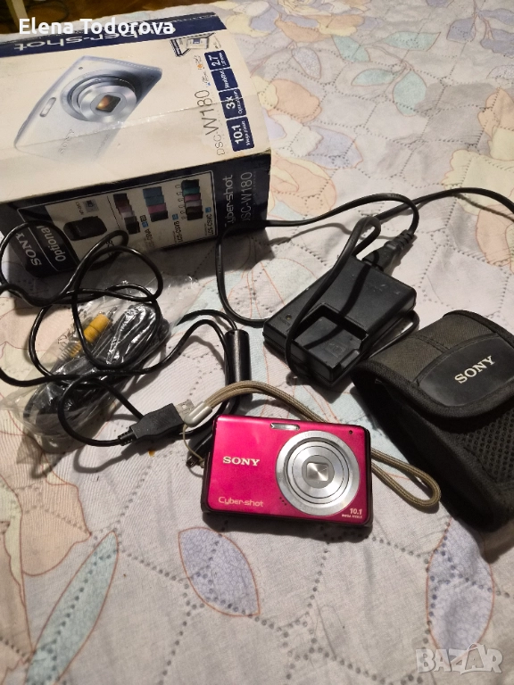 Фотоапарат Sony DSC W -180, снимка 1