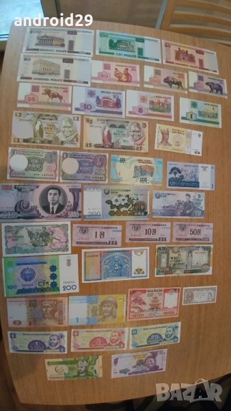 Лот Банкноти от 139 броя (без повтарящи, снимка 1