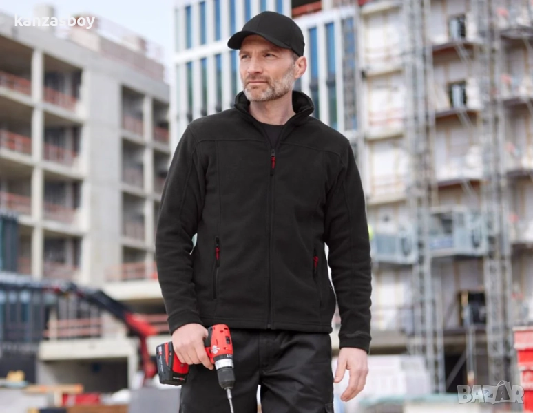 engelbert strauss fleecejacke e s classic- мъжки работен полар M, снимка 1