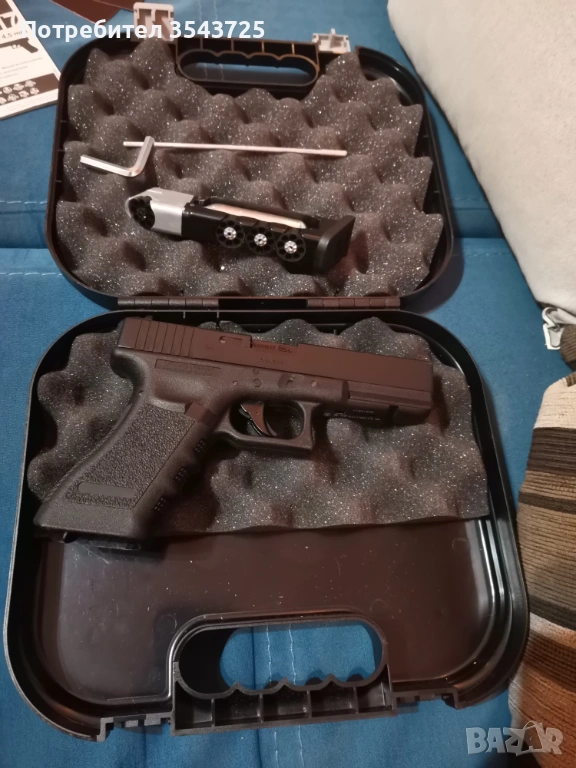 Въздушен пистолет Glock 17 4,5mm dual ammo Umarex , снимка 1